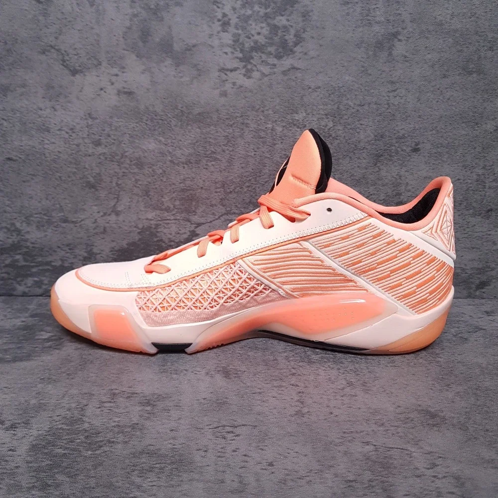 NIKE Air Jordan XXXVIII 38 Low‎ Basketball Shoes Mens 14 Crimson Tint Orange Nby